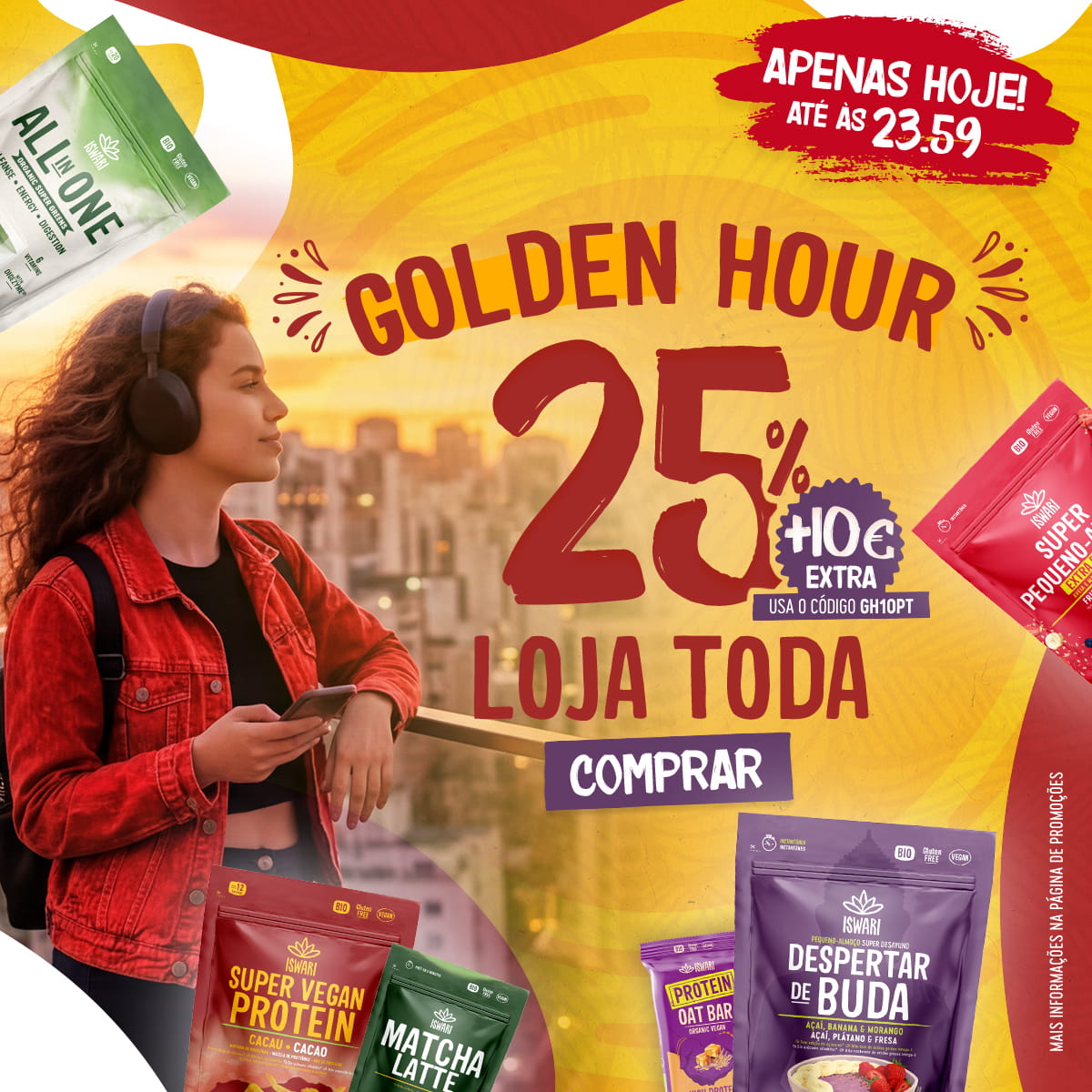 Golden Hour - 25% Loja Toda